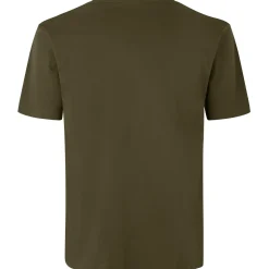 ID T-Time t-shirt kortærmet oliven str. L
