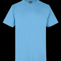 ID T-Time t-shirt kortærmet lys blå str. XL