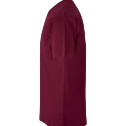 ID T-Time t-shirt kortærmet bordeaux str. L