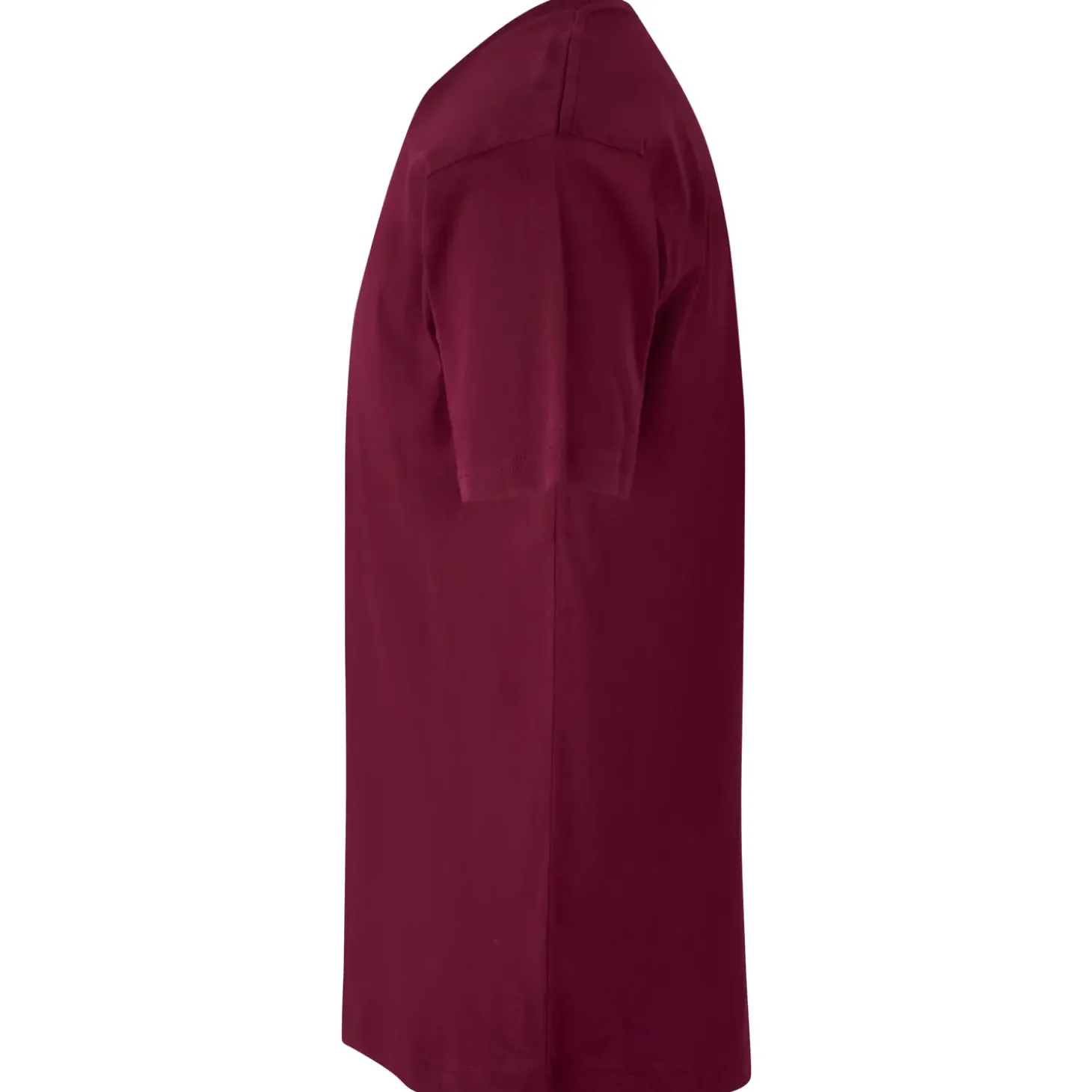 ID T-Time t-shirt kortærmet bordeaux str. L