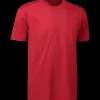 ID T-Time t-shirt kortærmet rød str. L