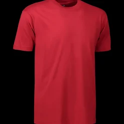 ID T-Time t-shirt kortærmet rød str. L
