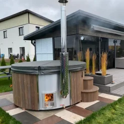 Isoleret cover til HEIMDAL vildmarksbad, Ø226 cm