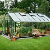 Juliana Gartner 21,4 m² drivhus alu/sort med 3mm hærdet glas