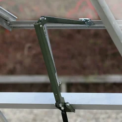 Juliana Gartner 21,4 m² drivhus alu/sort med 3mm hærdet glas