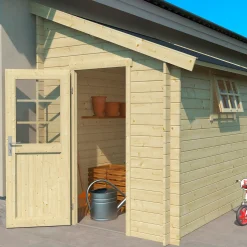 Jura redskabsskur med enkeltdør og vindue, 4,7 m²