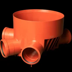 Kaczmarek 315 PP gennemløbsbrønd type 2 med pakning Ø110 mm