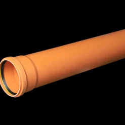 Kaczmarek PVC-U SN8 afløbsrør 110 x 2000 mm