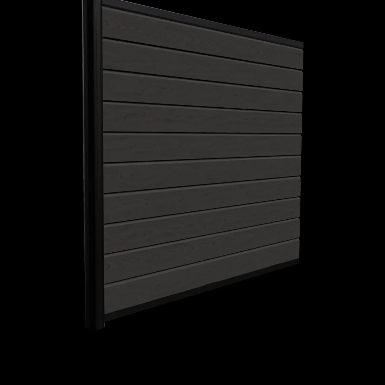 Kirkedal Alu Light komposithegn forlængersæt K1 156x156 cm sort