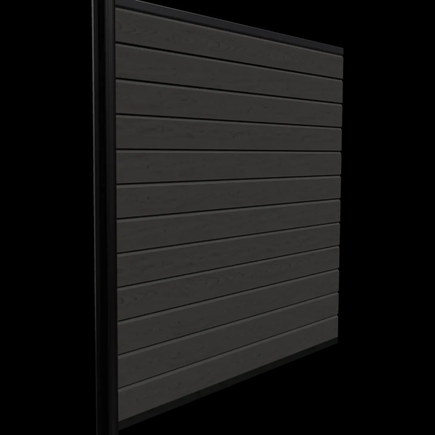 Kirkedal Alu Light komposithegn forlængersæt K1 156x156 cm sort