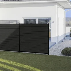 Kirkedal Alu Light komposithegn forlængersæt K1 156x156 cm sort