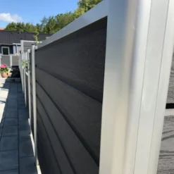 Kirkedal aluminium komposithegn forlængersæt K1 (fer/not) Sort