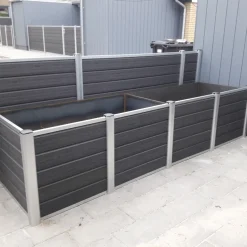 Kirkedal aluminium komposithegn forlængersæt K1 (fer/not) Sort