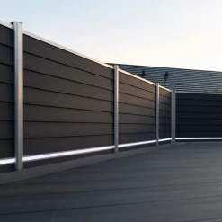 Kirkedal aluminium komposithegn forlængersæt K1 (fer/not) Sort