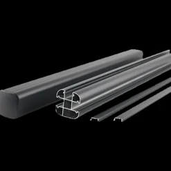 Kirkedal aluminium komposithegn forlængersæt K1 (fer/not) sort