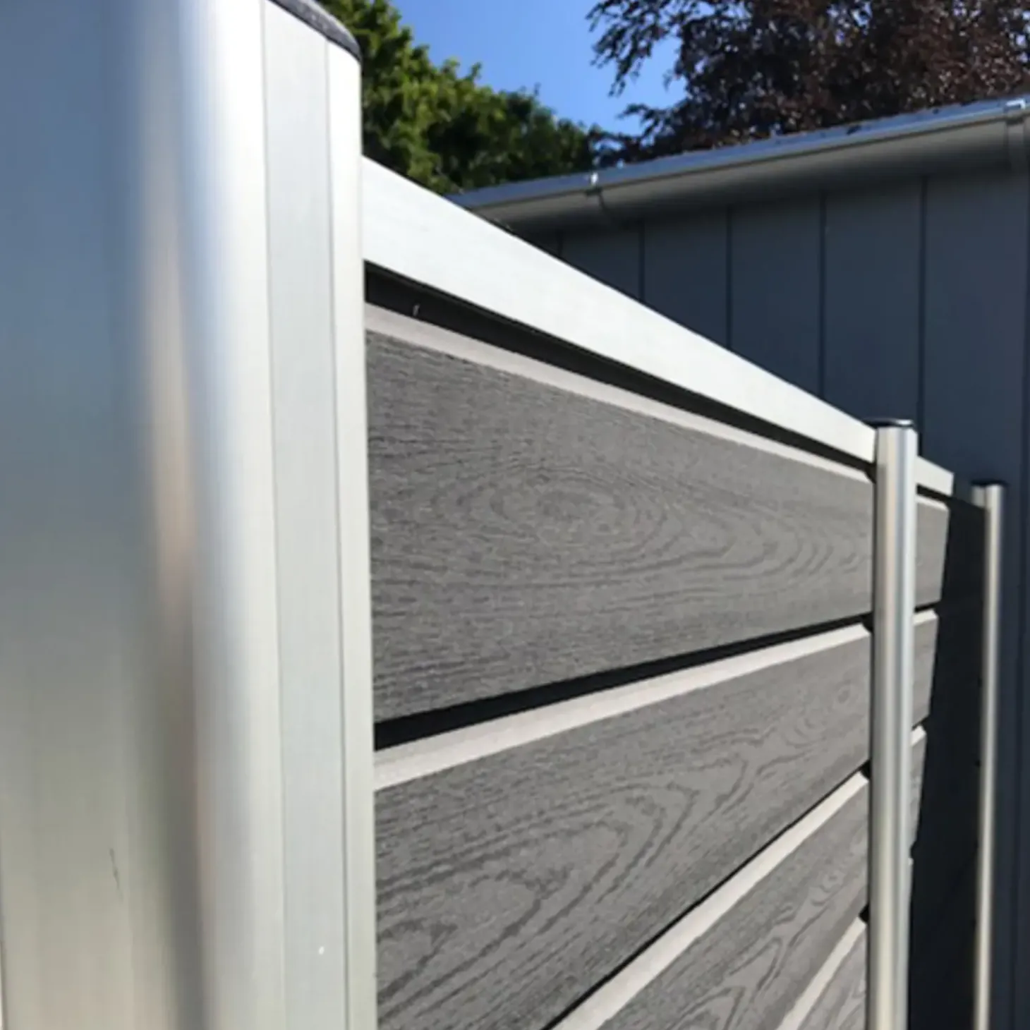 Kirkedal aluminium komposithegn startsæt K1 (fer/not) Sort