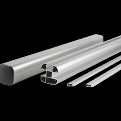 Kirkedal aluminium komposithegn startsæt K1 (fer/not) Sort