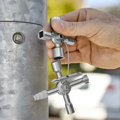 Knipex TwinKey® styreskabsnøgle - 10 profiler