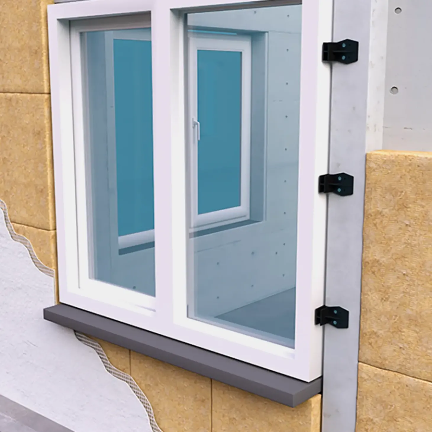 Knudsen K-MUR 28E eftermonterings kiler monteringsbeslag