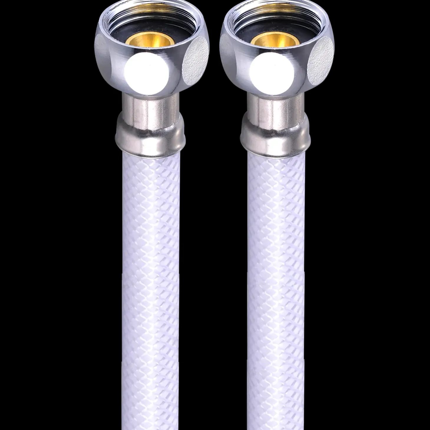 Kombi flex toiletslange 1/2"x1/2"x30 cm hvid