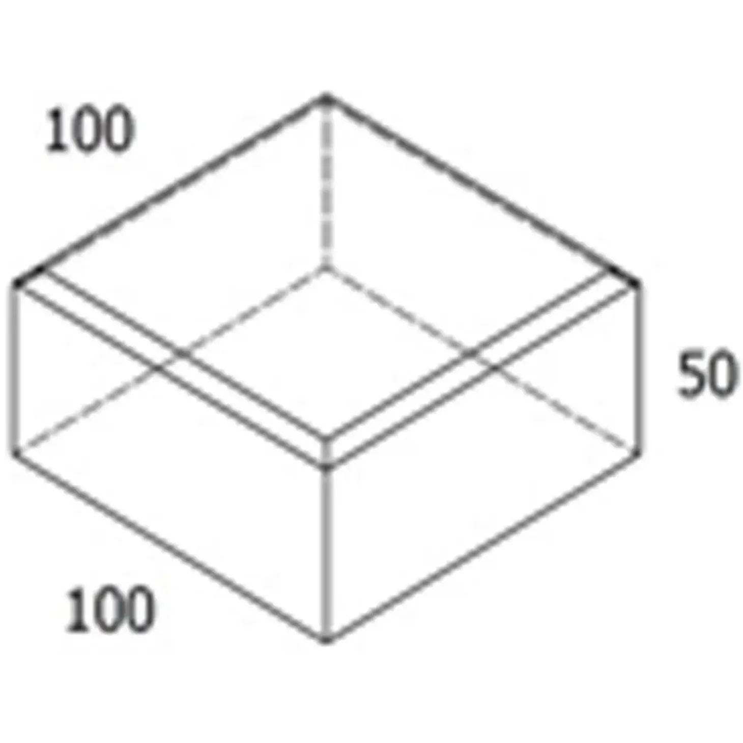 Kopsten koks brud - 10x10x5 cm