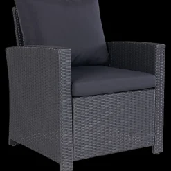 Langø loungestol sort