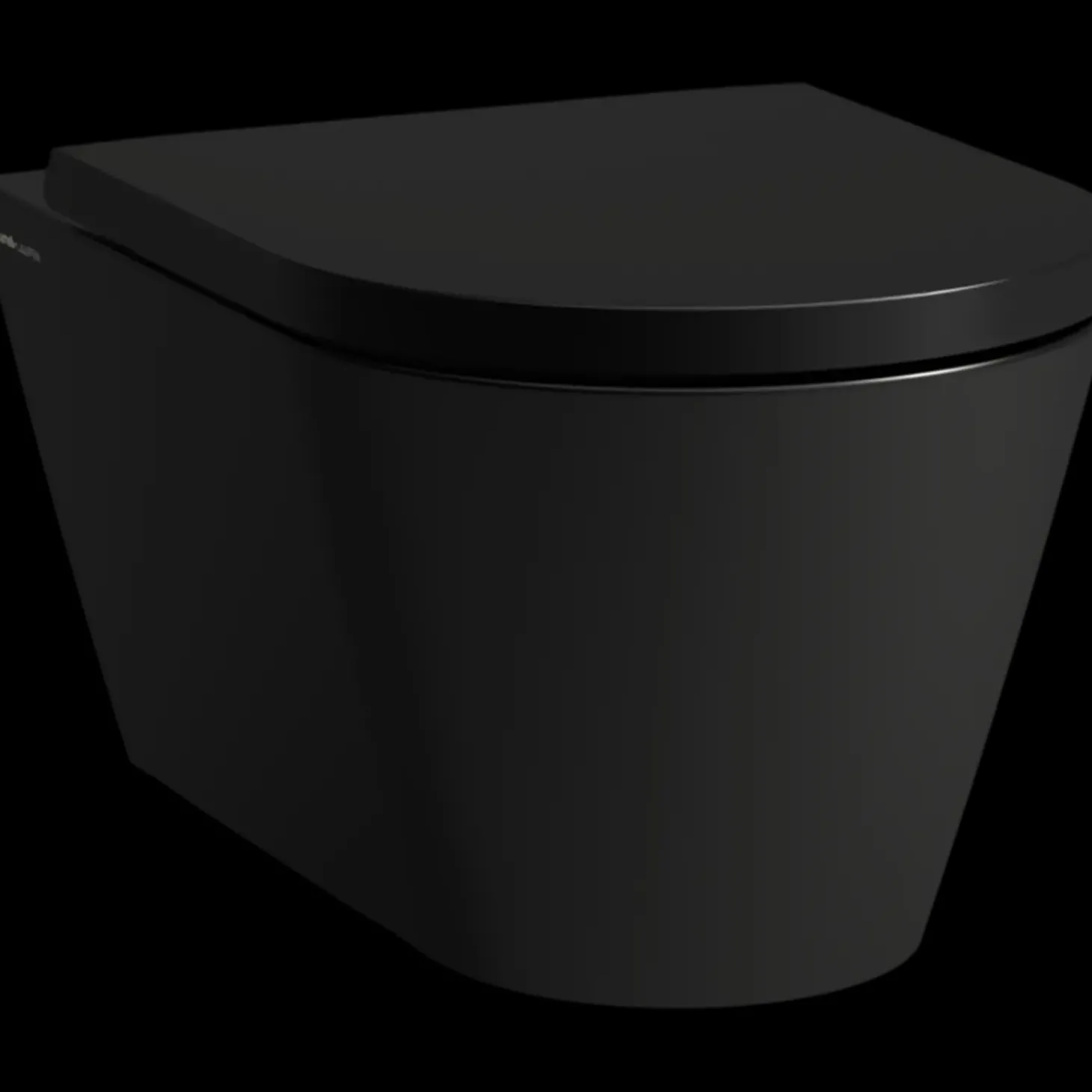 Laufen Kartell væghængt toilet Glossy sort