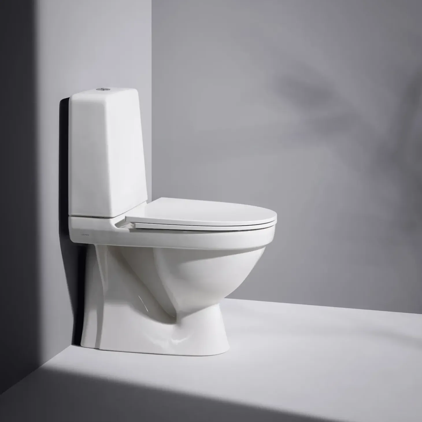 Laufen Kompas toilet t/limning m/skjult S-lås hvid