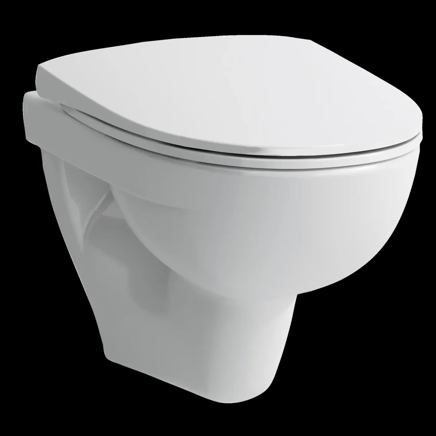 Laufen Pro-N væghængt toilet hvid