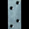 Ligejern 86x38 mm. elforzinket