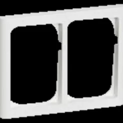 LK Fuga softline 63 ramme 2x1 1/2 modul hvid