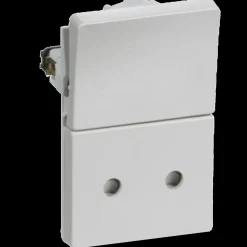 LK Fuga stikkontakt u/jord 1 1/2 modul lysegrå