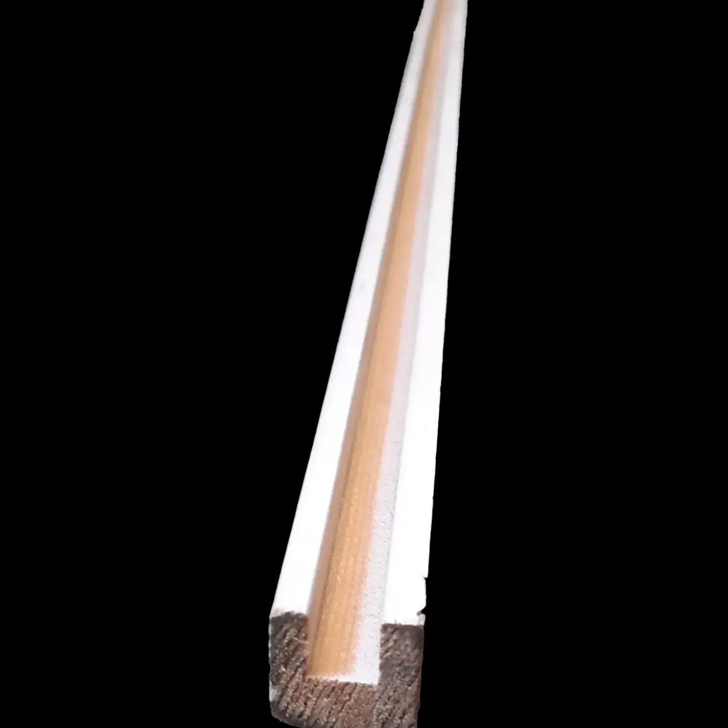 LTI 104 fyr notliste hvid 21x21x4500 mm