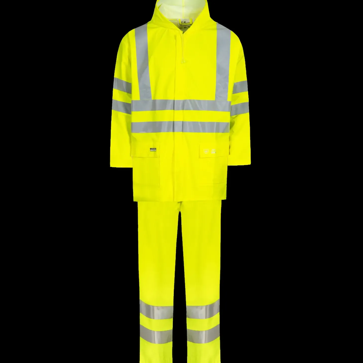 Lyngsøe microflex pu regnsæt gul str. XL