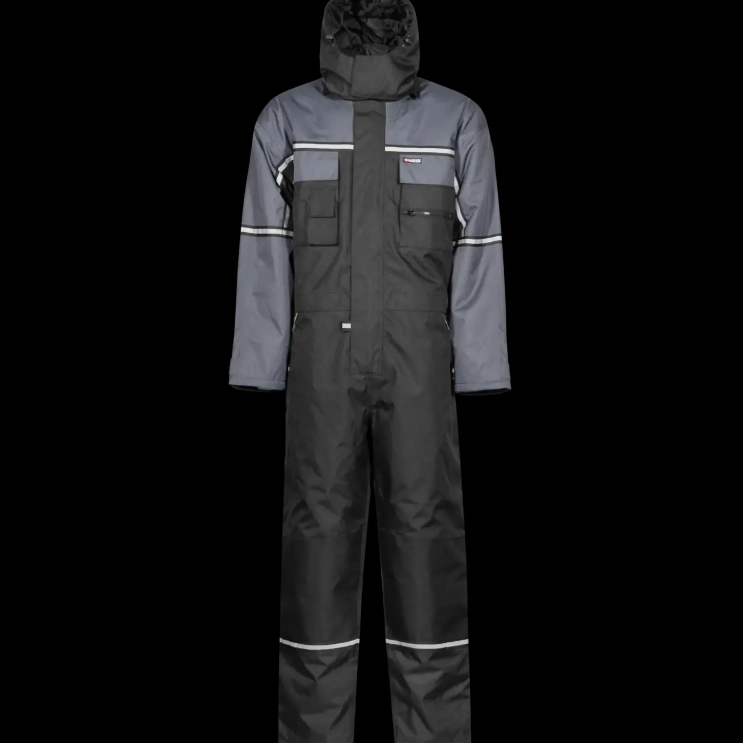 Lyngsøe rainwear Fox vinter kedeldragt sort/grå str. L