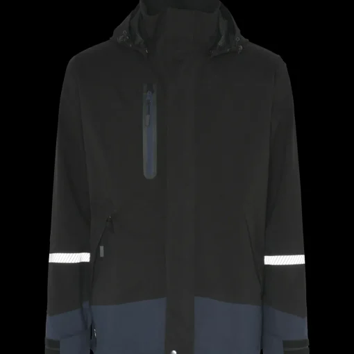 Lyngsøe rainwear skaljakke sort/navy str. L