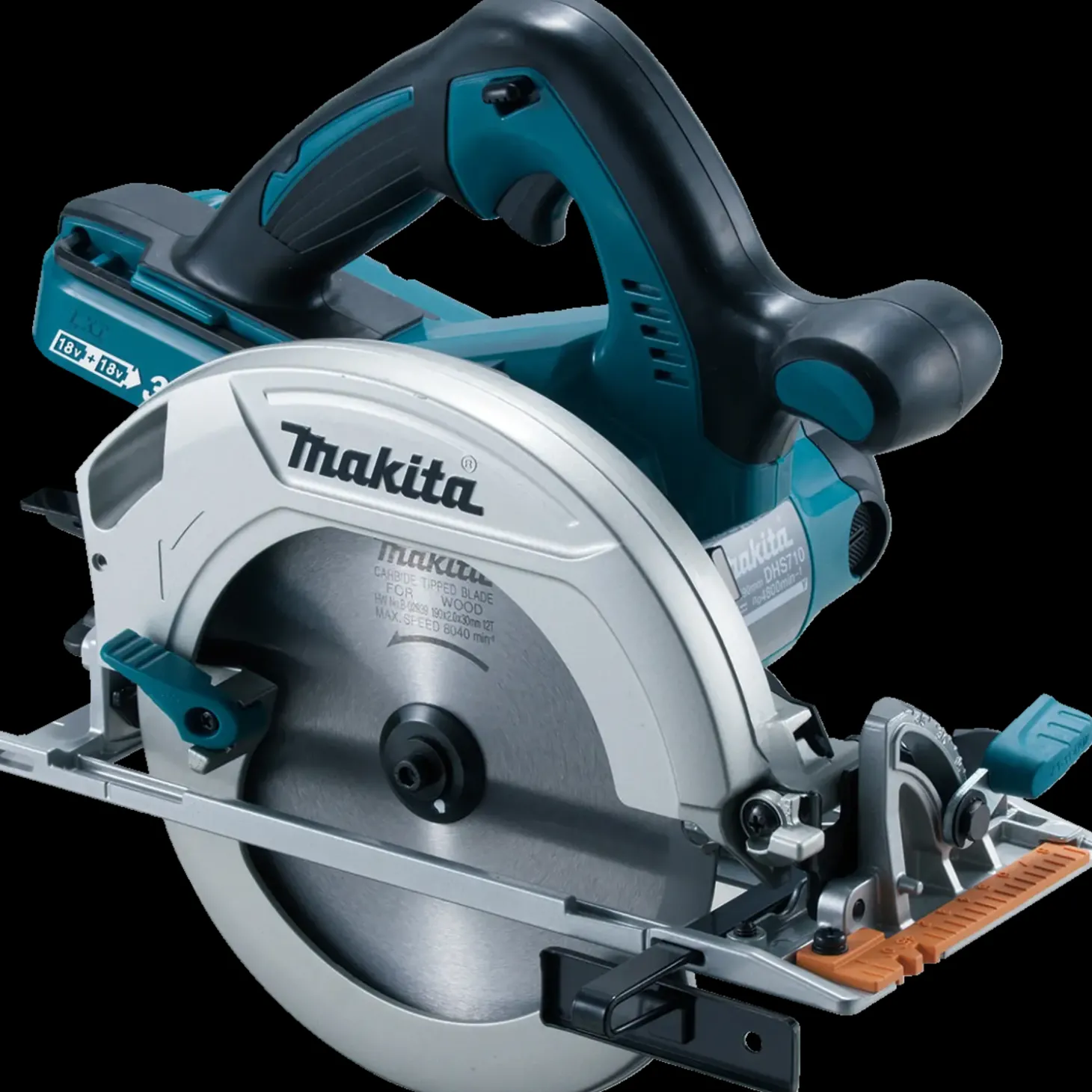 Makita DHS710ZJ rundsav 2X18V LI-ION