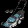 Makita DLM460PT2 2x18V LXT plæneklipper 2x5,0 Ah batteri og lader
