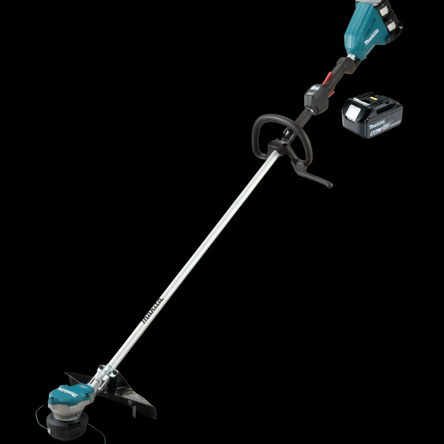 Makita DUR368LPT2 18V græstrimmer 2x5.0 Ah batteri og lader