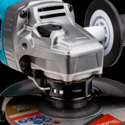 Makita GA005GM201 XGT 40V vinkelsliber 4.0 Ah batteri og lader