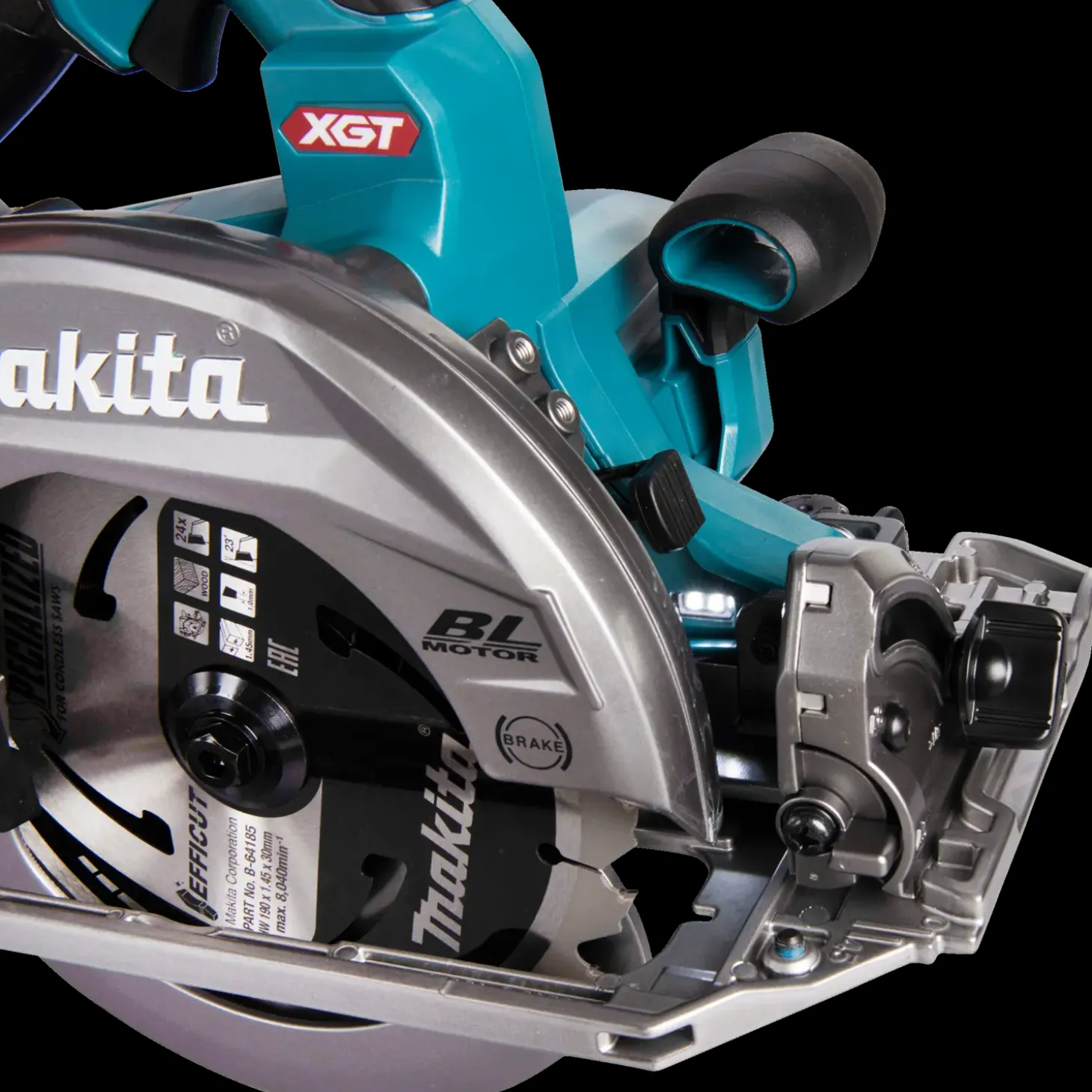 Makita HS004GM201 rundsav 185/190 XGT 40V inkl. 2 batterier og lader