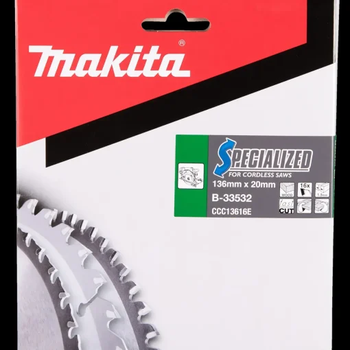 Makita rundsavklinge 16T 136x20 mm