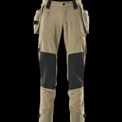 Mascot Advanced bukser med hængelommer lys kaki str. 82C50