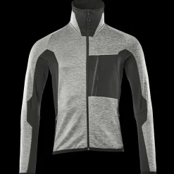 Mascot Advanced fleecetrøje med lynlås grå-meleret/sort str. XL