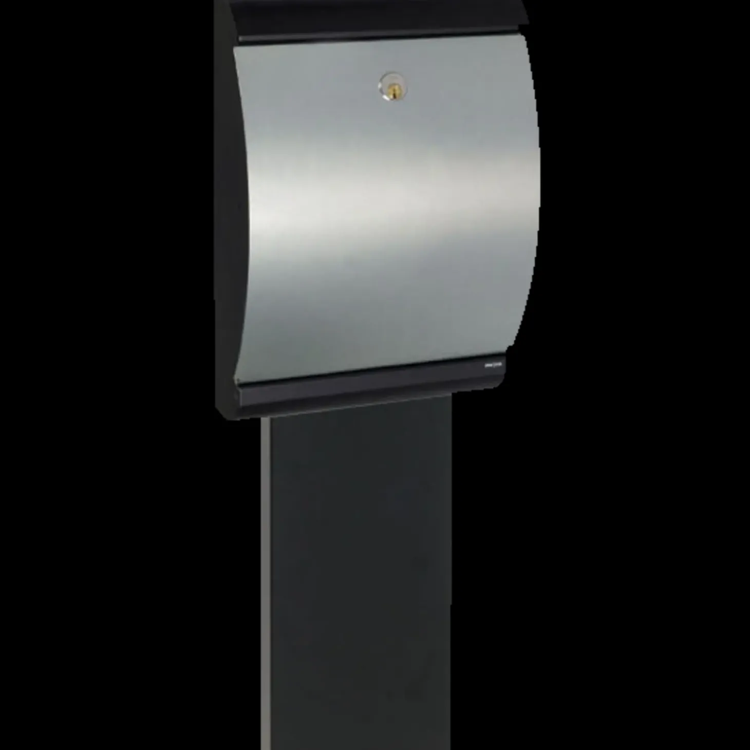 ME|FA postkasse Puffin (300) sort/galvaniseret