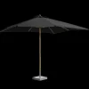 Miami parasol 3x3m sort bøg