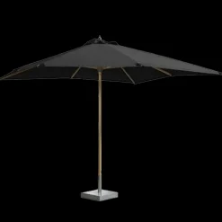 Miami parasol 3x3m sort bøg