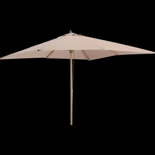 Miami parasol 3x3m taupe