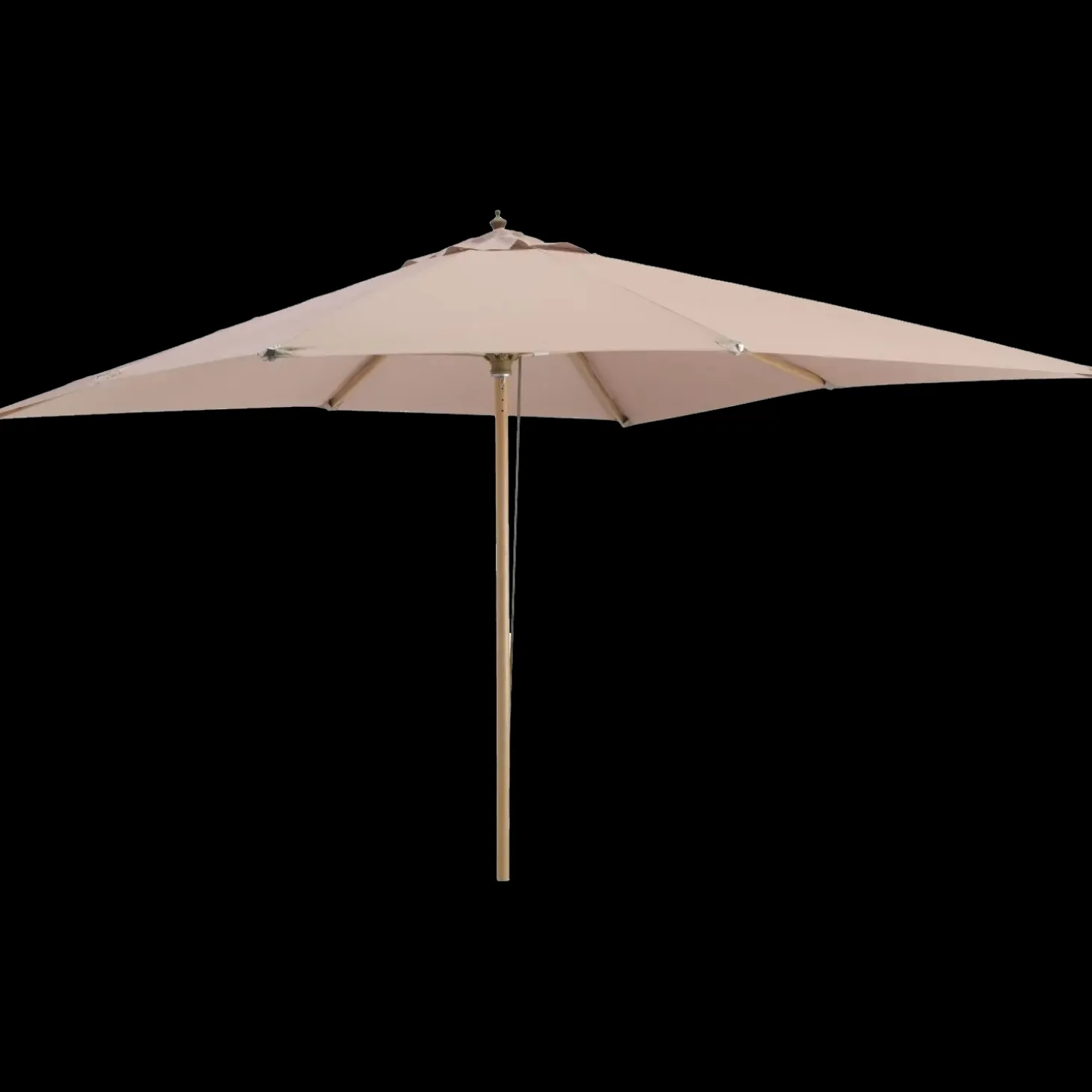 Miami parasol 3x3m taupe