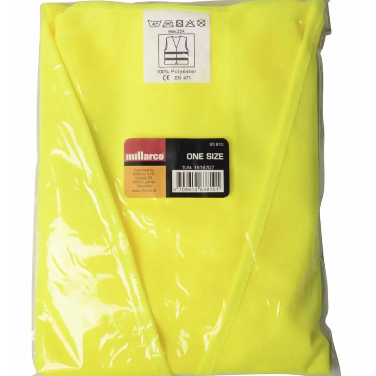 Millarco sikkerhedsvest onesize